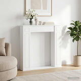 vidaXL Haardombouw Wit 100 x 20 x 100 cm Bewerkt hout