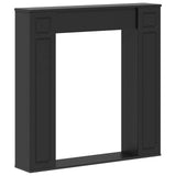 vidaXL Haardombouw Wit 100 x 20 x 100 cm Bewerkt hout