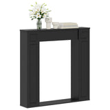 vidaXL Haardombouw Wit 100 x 20 x 100 cm Bewerkt hout