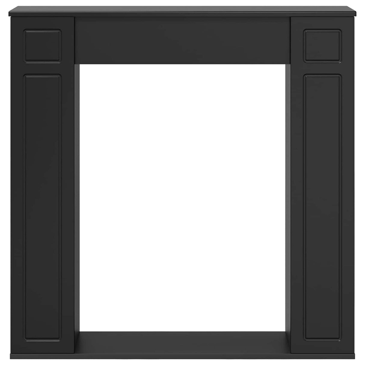 vidaXL Haardombouw Wit 100 x 20 x 100 cm Bewerkt hout