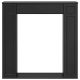 vidaXL Haardombouw Wit 100 x 20 x 100 cm Bewerkt hout