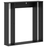vidaXL Haardombouw Wit 100 x 20 x 100 cm Bewerkt hout