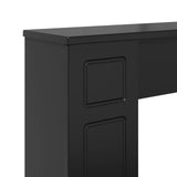 vidaXL Haardombouw Wit 100 x 20 x 100 cm Bewerkt hout