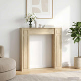 vidaXL Haardombouw Wit 100 x 20 x 100 cm Bewerkt hout