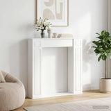 vidaXL Haardombouw Wit 100 x 20 x 100 cm Bewerkt hout