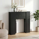vidaXL Haardombouw Wit 93 x 20 x 89 cm Bewerkt hout