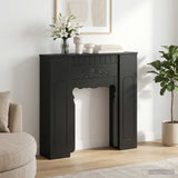 vidaXL Haardombouw Wit 93 x 20 x 89 cm Bewerkt hout