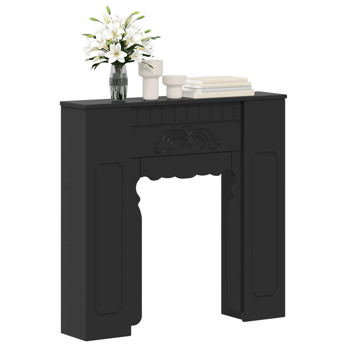 vidaXL Haardombouw Wit 93 x 20 x 89 cm Bewerkt hout