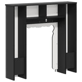 vidaXL Haardombouw Wit 93 x 20 x 89 cm Bewerkt hout