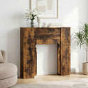 vidaXL Haardombouw Wit 93 x 20 x 89 cm Bewerkt hout