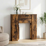 vidaXL Haardombouw Wit 93 x 20 x 89 cm Bewerkt hout