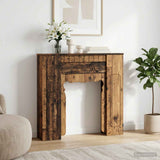 vidaXL Haardombouw Wit 93 x 20 x 89 cm Bewerkt hout