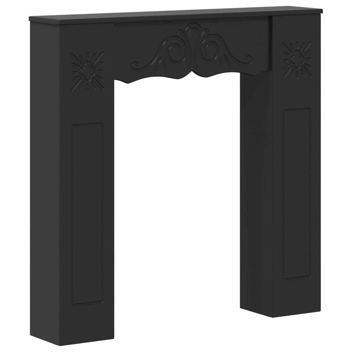 vidaXL Haardombouw Wit 102 x 20 x 102 cm Bewerkt hout