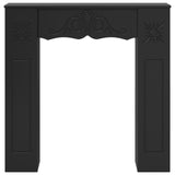 vidaXL Haardombouw Wit 102 x 20 x 102 cm Bewerkt hout