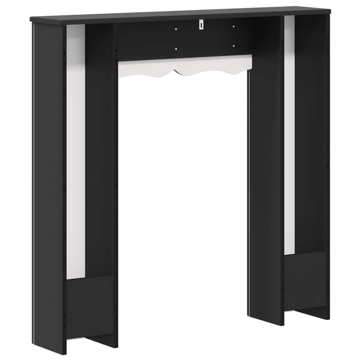 vidaXL Haardombouw Wit 102 x 20 x 102 cm Bewerkt hout