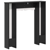 vidaXL Haardombouw Wit 102 x 20 x 102 cm Bewerkt hout