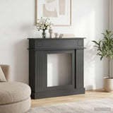 vidaXL Fireplace Surround White 102 x 26 x 100 cm Engineered Wood