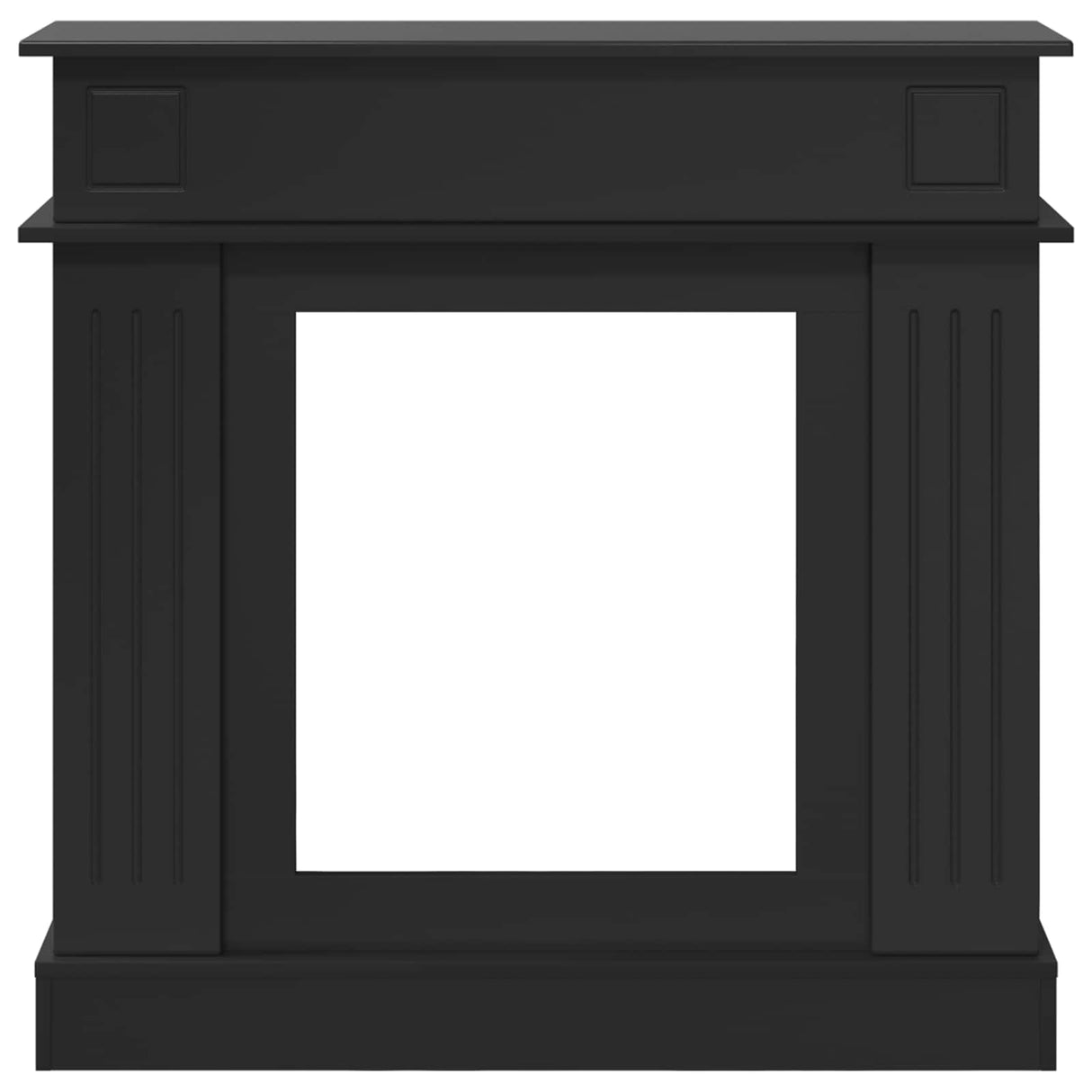 vidaXL Fireplace Surround White 102 x 26 x 100 cm Engineered Wood