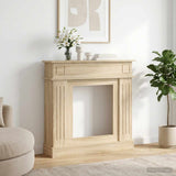 vidaXL Fireplace Surround White 102 x 26 x 100 cm Engineered Wood