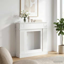 vidaXL Fireplace Surround White 102 x 26 x 100 cm Engineered Wood