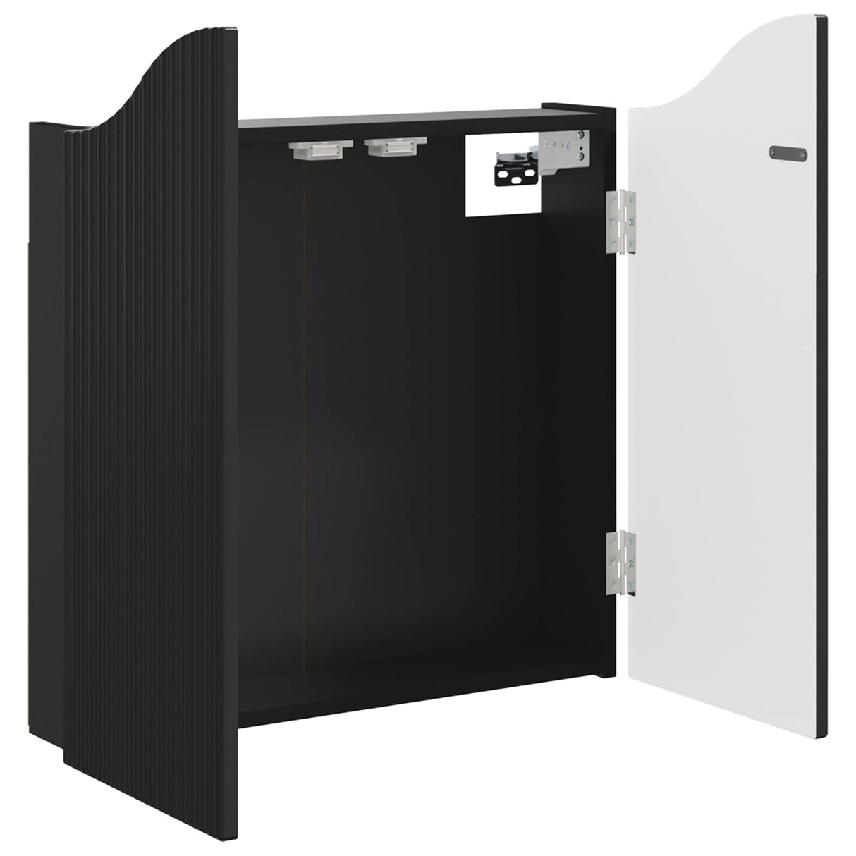 vidaXL Dartbord Kabinet Wit 56 x 12 x 63 cm Bewerkt hout
