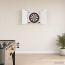 vidaXL Dartbord Kabinet Wit 56 x 12 x 63 cm Bewerkt hout