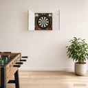vidaXL Dartbord Kabinet Wit 56 x 12 x 63 cm Bewerkt hout