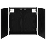 vidaXL Dartbord Kabinet Wit 56 x 12 x 53,5 cm Bewerkt hout