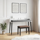 vidaXL Studio Desk White 152 x 36 x 19.5 cm Engineered Wood