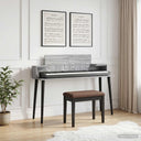 vidaXL Studio Desk White 152 x 36 x 19.5 cm Engineered Wood