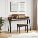 vidaXL Studio Desk White 152 x 36 x 19.5 cm Engineered Wood
