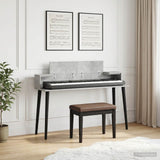 vidaXL Studio Desk White 152 x 36 x 19.5 cm Engineered Wood