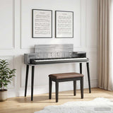 vidaXL Studio Desk White 152 x 36 x 19.5 cm Engineered Wood