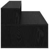 vidaXL Studio bureau Wit 152 x 42,5 x 36 cm Bewerkt hout