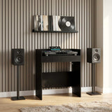vidaXL DJ Tafel Wit 102 x 45 x 102 cm Bewerkt hout