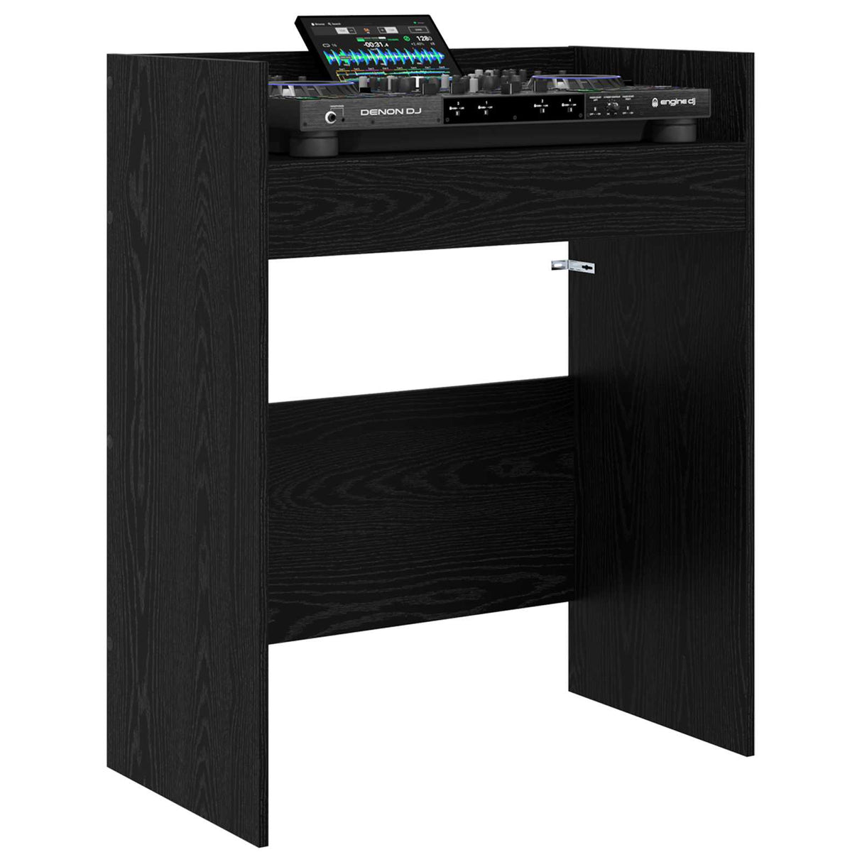 vidaXL DJ Tafel Wit 102 x 45 x 102 cm Bewerkt hout