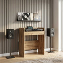 vidaXL DJ Tafel Wit 102 x 45 x 102 cm Bewerkt hout