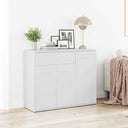 vidaXL Dressoir 88x30x70 cm bewerkt hout wit