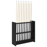 vidaXL Biljartkeu-stand Bewerkt hout 60 x 20 x 57 cm Wit