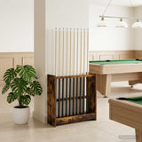 vidaXL Biljartkeu-stand Bewerkt hout 60 x 20 x 57 cm Wit