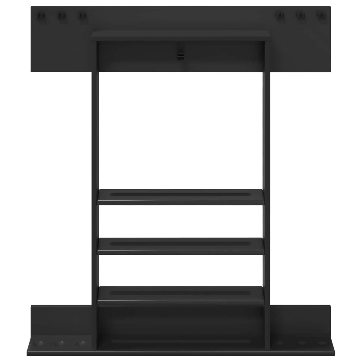 vidaXL Biljartkeu-stand Bewerkt hout 93 x 12 x 103 cm Wit