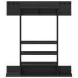 vidaXL Biljartkeu-stand Bewerkt hout 93 x 12 x 103 cm Wit