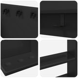 vidaXL Biljartkeu-stand Bewerkt hout 93 x 12 x 103 cm Wit