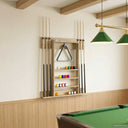 vidaXL Biljartkeu-stand Bewerkt hout 93 x 12 x 103 cm Wit