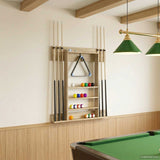 vidaXL Biljartkeu-stand Bewerkt hout 93 x 12 x 103 cm Wit