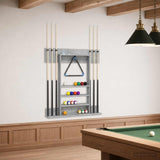 vidaXL Biljartkeu-stand Bewerkt hout 93 x 12 x 103 cm Wit