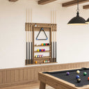 vidaXL Biljartkeu-stand Bewerkt hout 93 x 12 x 103 cm Wit