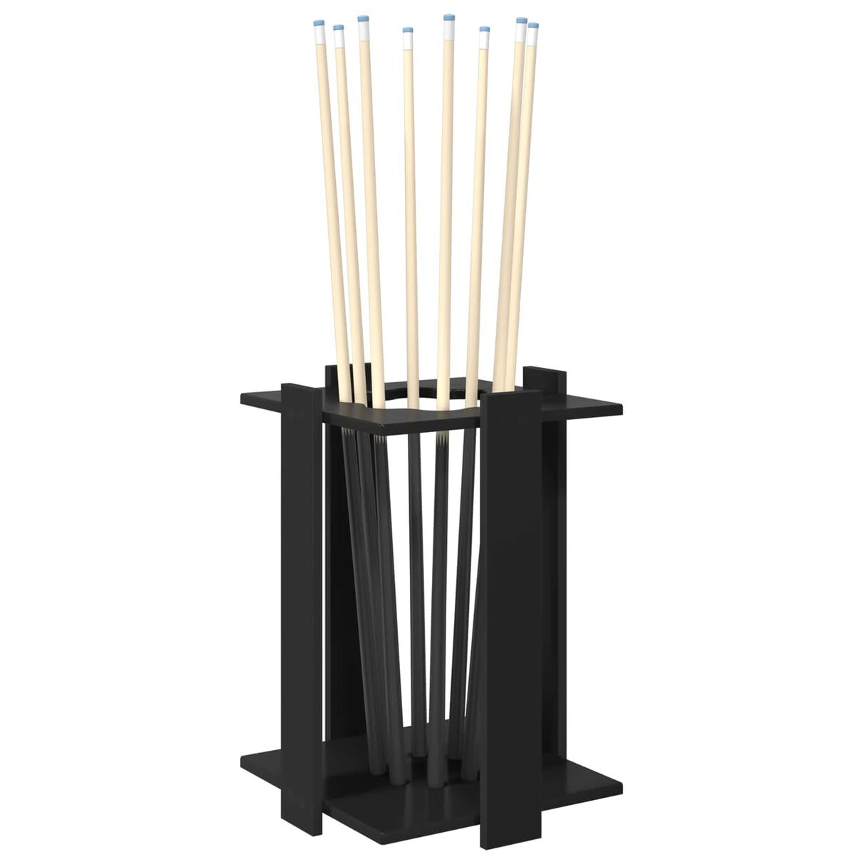 vidaXL Biljartkeu-stand Bewerkt hout 42 x 43 x 60 cm Wit