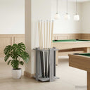 vidaXL Biljartkeu-stand Bewerkt hout 42 x 43 x 60 cm Wit