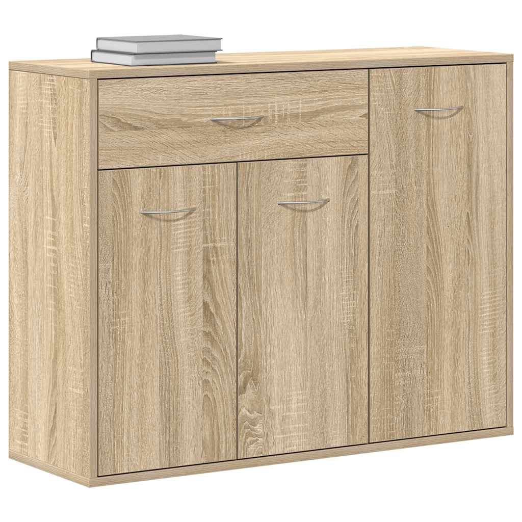 vidaXL Dressoir 88x30x70 cm bewerkt hout wit